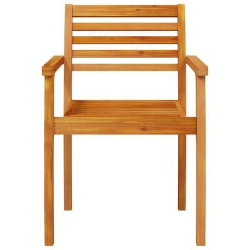 vidaXL Garden Dining Set 5 pcs Brown Solid Acacia Wood