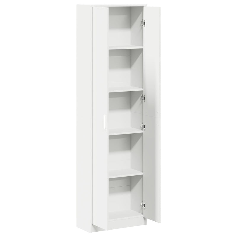 vidaXL Wardrobe with Shelf White 55 x 25 x 189 cm Engineered wood