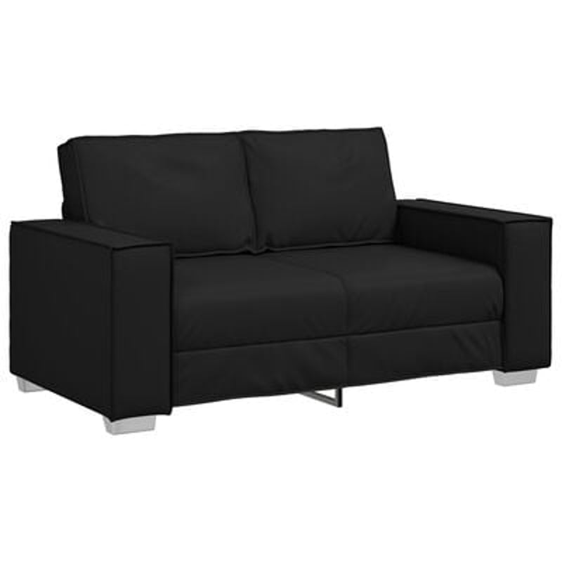 vidaXL Sofa Black 160 x 78 x 84 cm Fabric