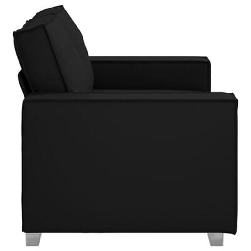 vidaXL Sofa Black 160 x 78 x 84 cm Fabric