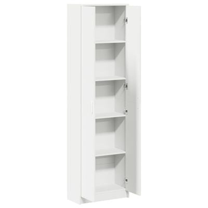 vidaXL Wardrobe with Shelf White 55 x 25 x 189 cm Engineered wood
