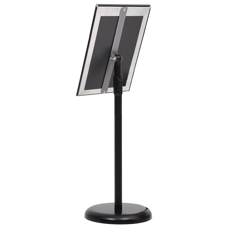 vidaXL Poster Stands 2 pcs Black 32.7 x 24 x 108 cm Aluminium