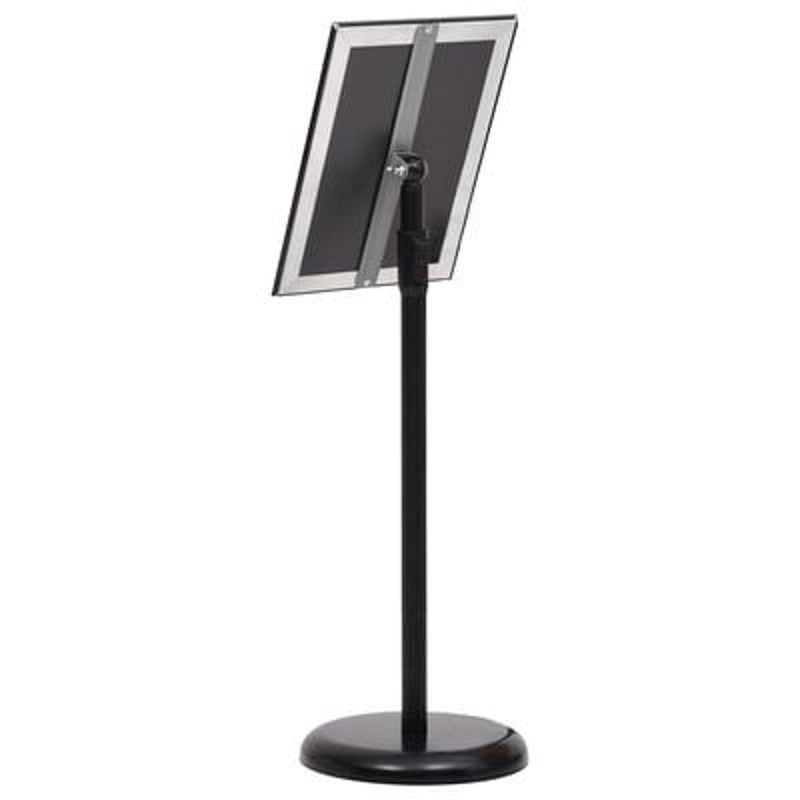vidaXL Poster Stands 2 pcs Black 32.7 x 24 x 108 cm Aluminium