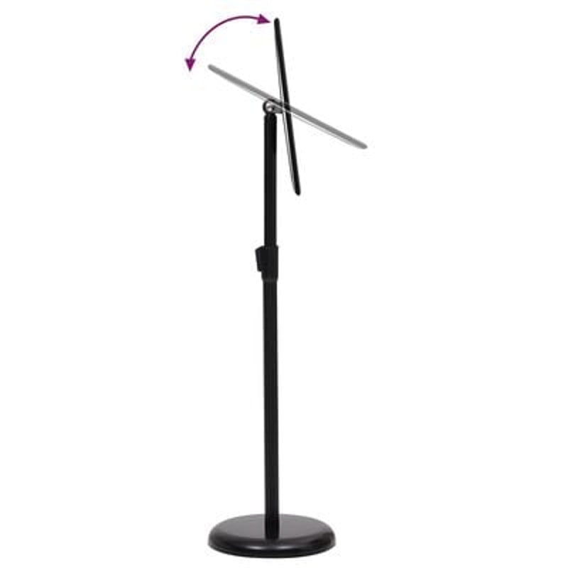 vidaXL Poster Stands 2 pcs Black 32.7 x 24 x 108 cm Aluminium
