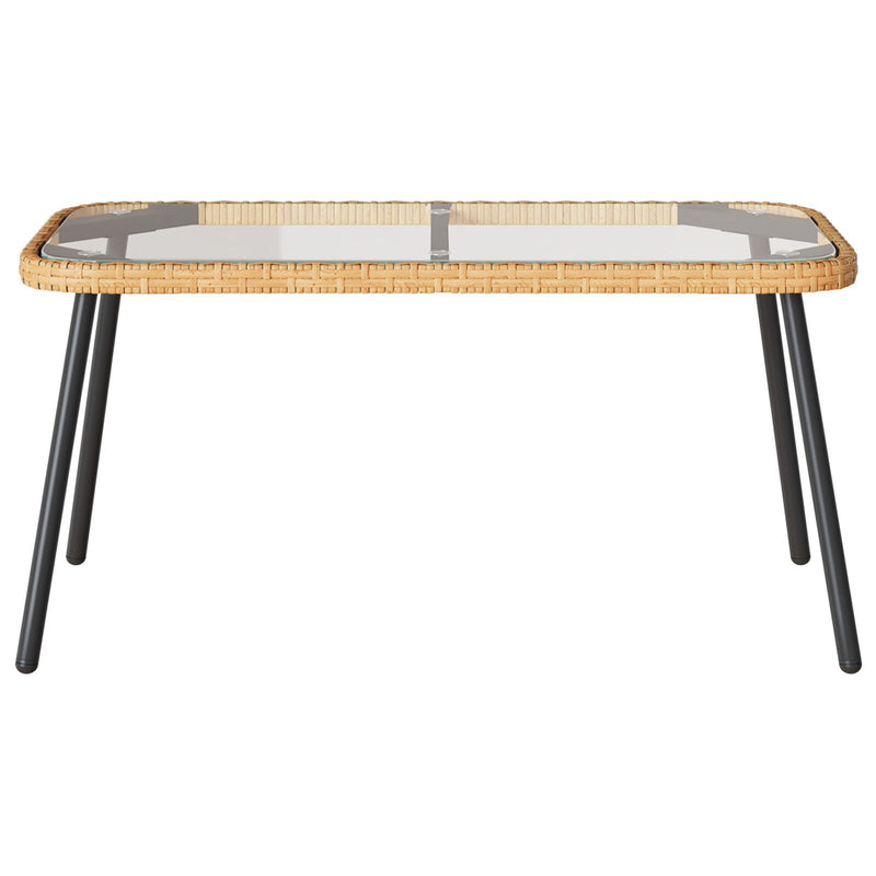 vidaXL Coffee Table Brown and Black 90 x 45 x 43 cm