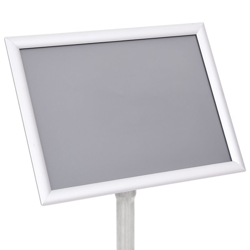 vidaXL Poster Stands 2 pcs Silver 32.7 x 24 x 108 cm Aluminium