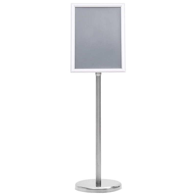 vidaXL Poster Stands 2 pcs Silver 32.7 x 24 x 108 cm Aluminium