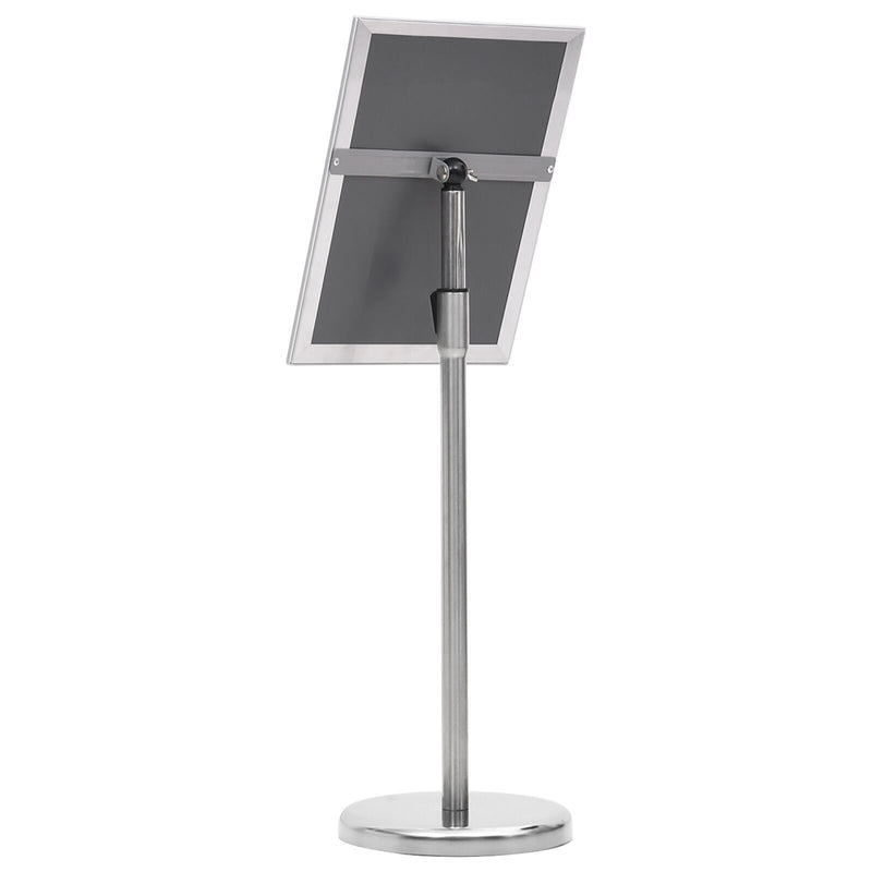 vidaXL Poster Stands 2 pcs Silver 32.7 x 24 x 108 cm Aluminium