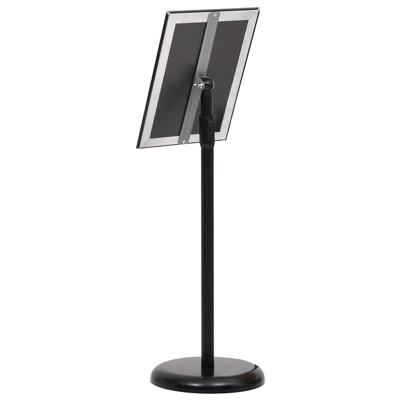 vidaXL Poster Stands 2 pcs Black 32.7 x 24 x 108 cm Aluminium