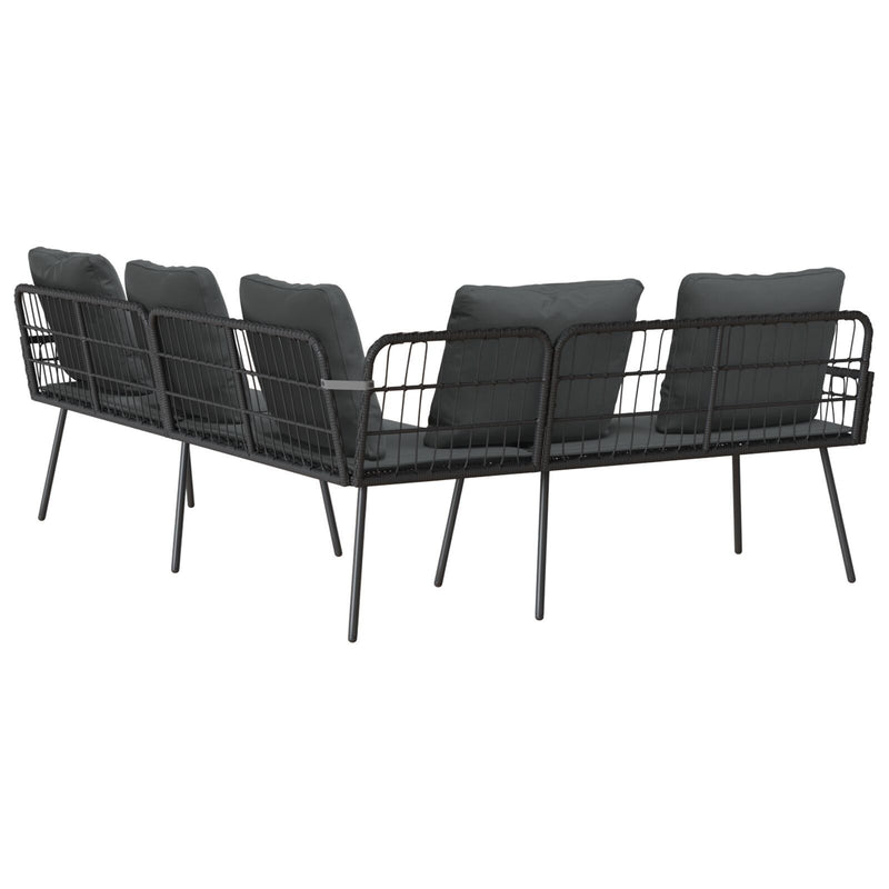 vidaXL Sofa with Cushion Grey 61.5 x 123 x 82cm Metal