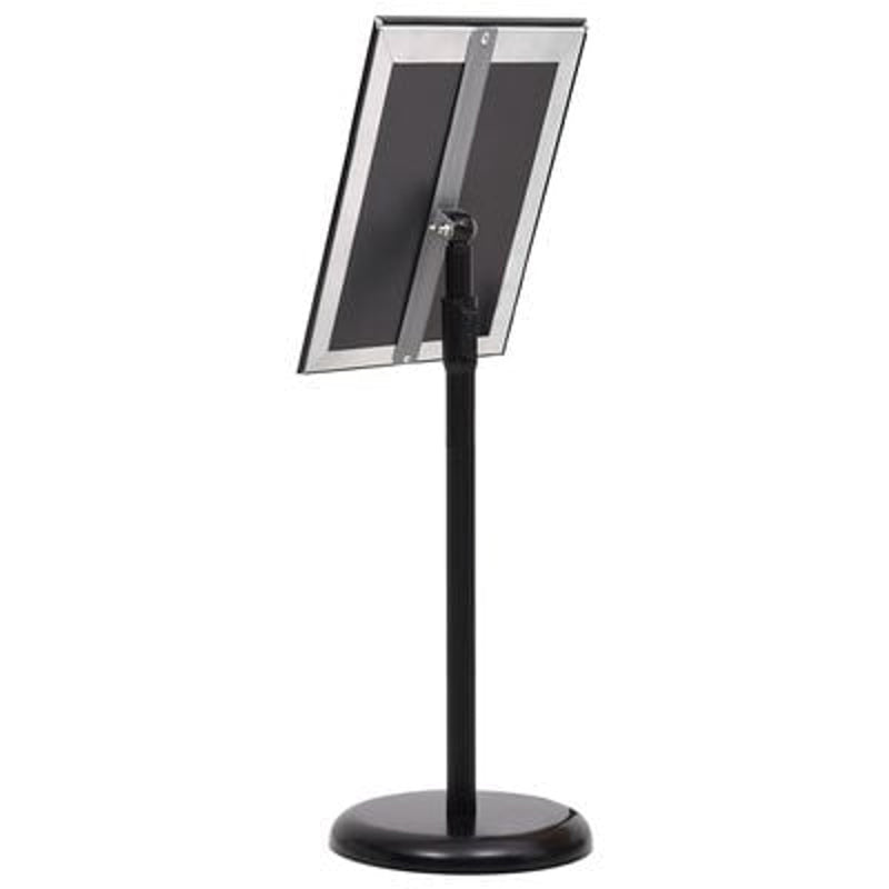 vidaXL Poster Stands 2 pcs Black 32.7 x 24 x 108 cm Aluminium