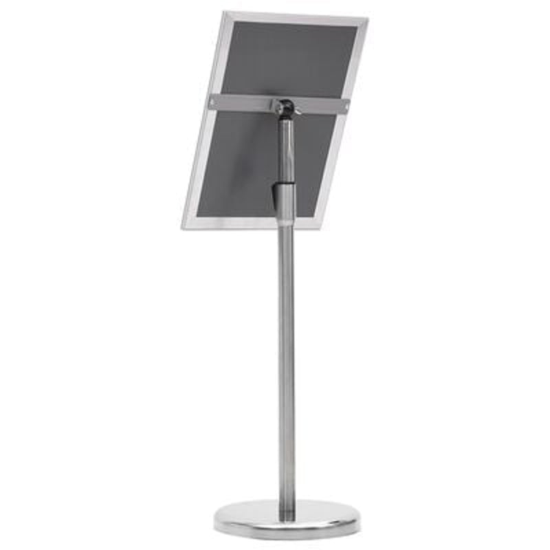 vidaXL Poster Stands 2 pcs Silver 32.7 x 24 x 108 cm Aluminium