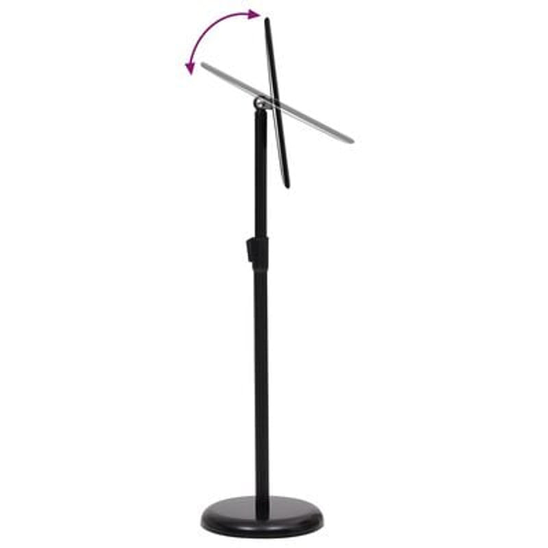 vidaXL Poster Stands 2 pcs Black 32.7 x 24 x 108 cm Aluminium