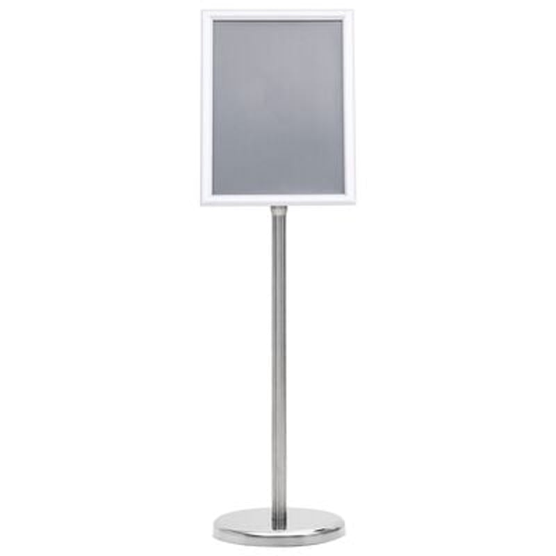 vidaXL Poster Stands 2 pcs Silver 32.7 x 24 x 108 cm Aluminium
