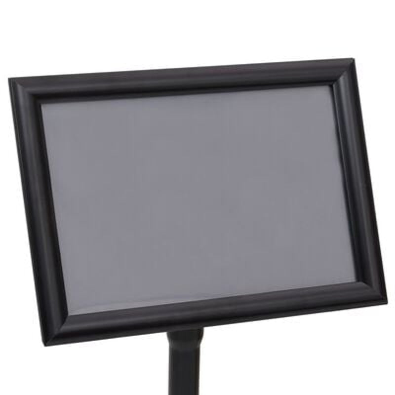 vidaXL Poster Stands 2 pcs Black 32.7 x 24 x 108 cm Aluminium