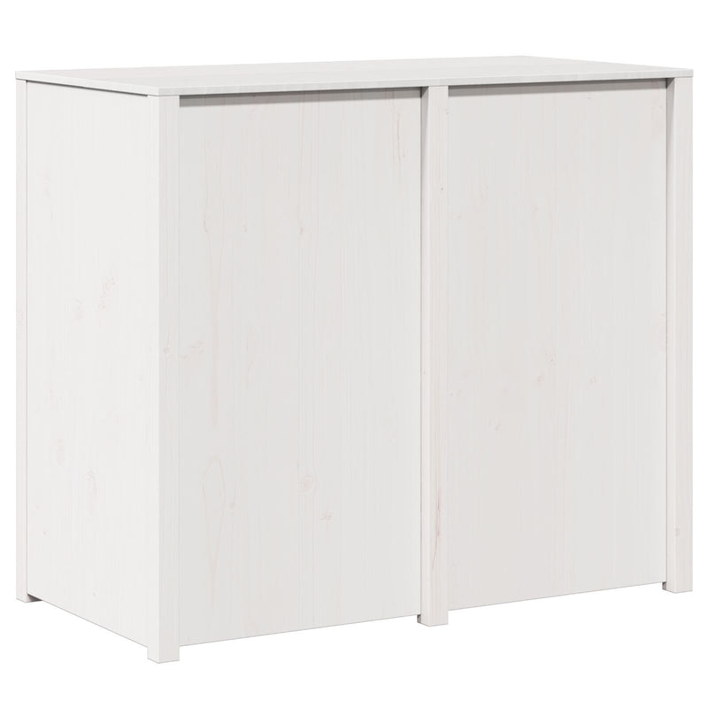 vidaXL Kitchen Cabinet Warm White 106 x 55 x 92 cm Solid Pine Wood