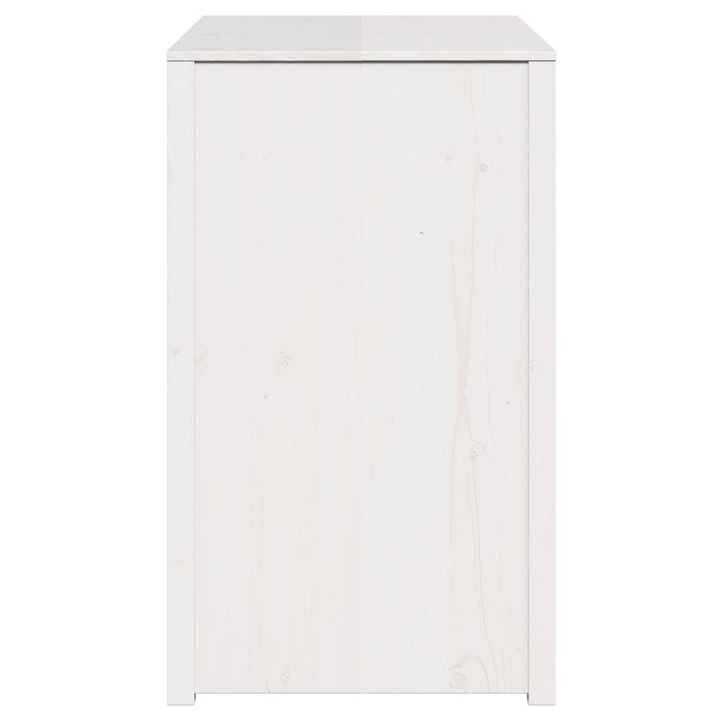 vidaXL Kitchen Cabinet Warm White 106 x 55 x 92 cm Solid Pine Wood