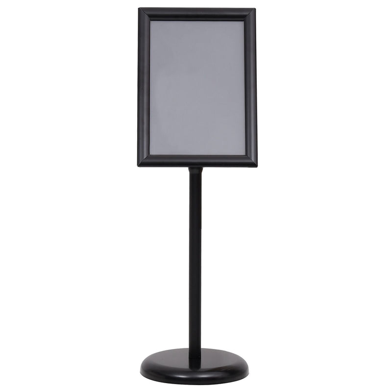 vidaXL Poster Stands 2 pcs Black 32.7 x 24 x 108 cm Aluminium