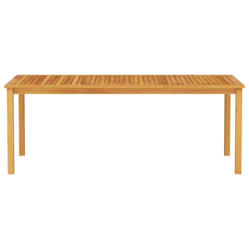 vidaXL Garden Dining Set 7 pcs Brown Solid Acacia Wood