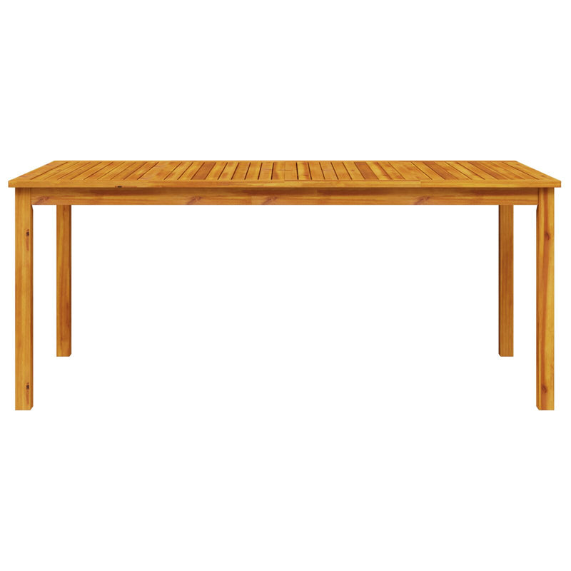 vidaXL Garden Dining Set 7 pcs Brown Solid Acacia Wood