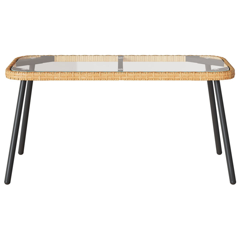 vidaXL Coffee Table Brown and Black 90 x 45 x 43 cm