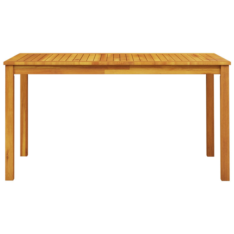 7 Piece Garden Dining Set Solid Wood Acacia