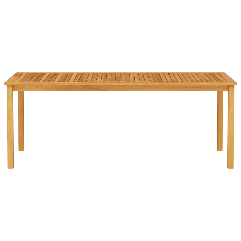 vidaXL Garden Dining Set 7 pcs Brown Solid Acacia Wood
