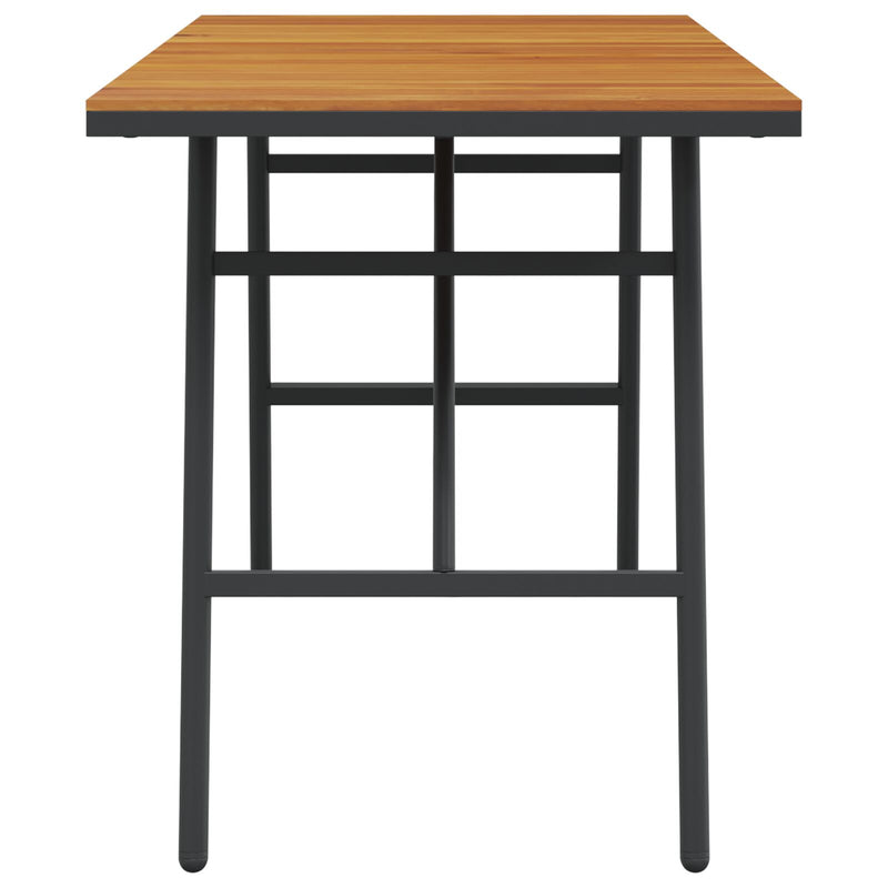 vidaXL Dining Table Brown 110 x 55 x 62 cm Solid Acacia Wood