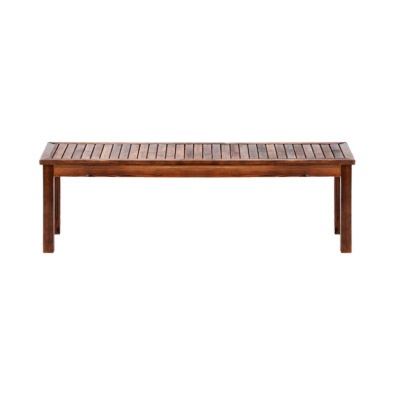 Livsip 150cm Garden Bench Wooden Slatted Seat