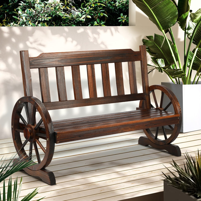 Livsip Garden Bench Wagon Chairs Wheel Chair Backyard Lounge