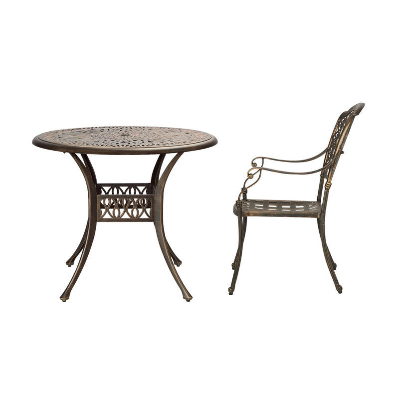 Livsip Outdoor Dining Chairs&Table Bistro Set 5 Piece