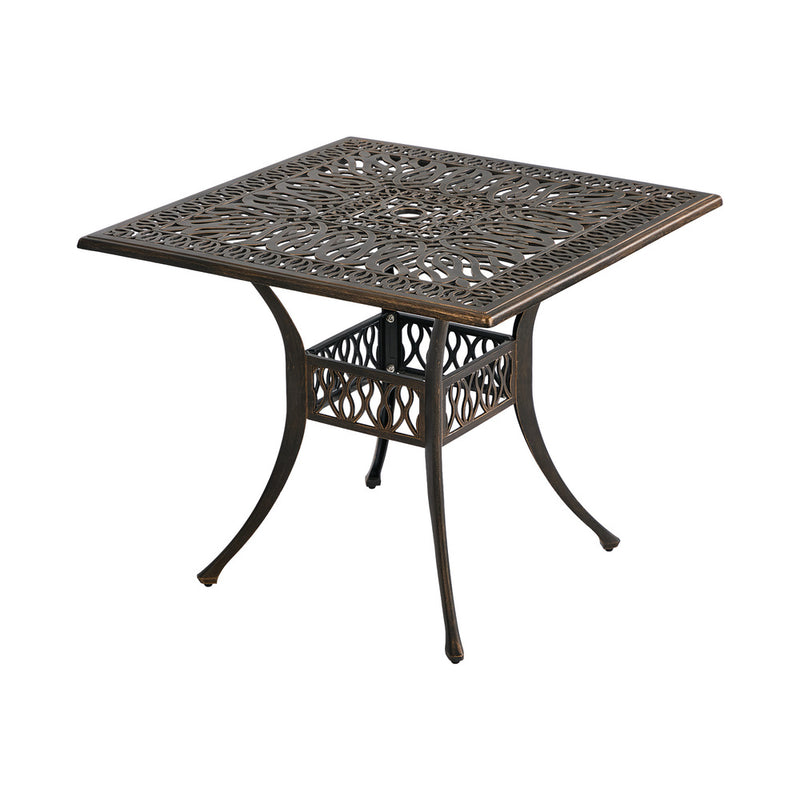 Livsip Outdoor Garden Table Cast Aluminium Furniture Bronze