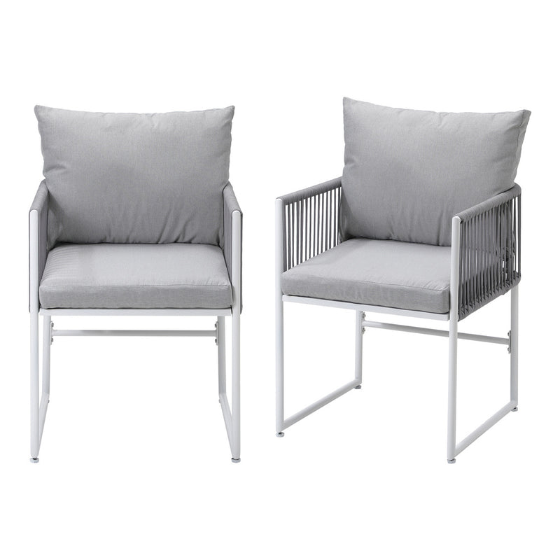 Livsip Outdoor Dining Chairs 2 Pieces Lounge Patio Garden Set