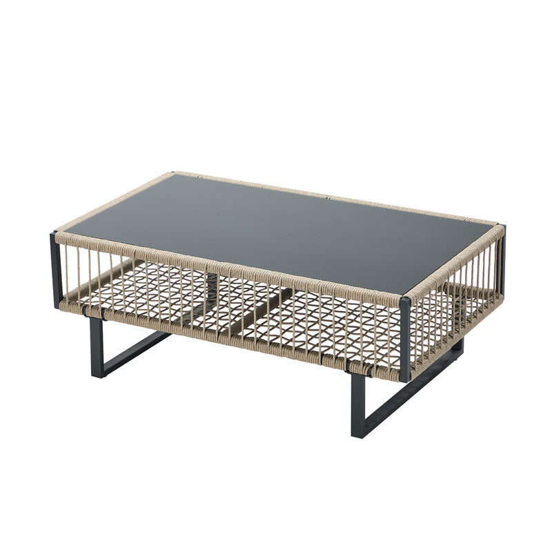 Livsip 9 Piece Outdoor Sofa Set Table Chairs Patio Furniture