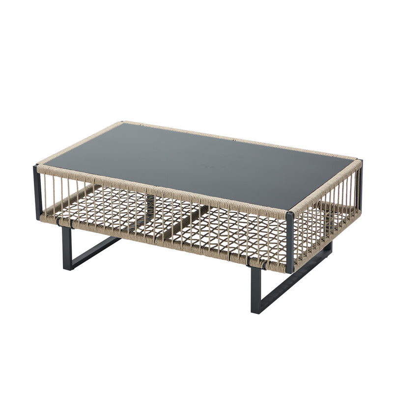 Livsip 4 Seater Outdoor Sofa Set Table Chair Furniture