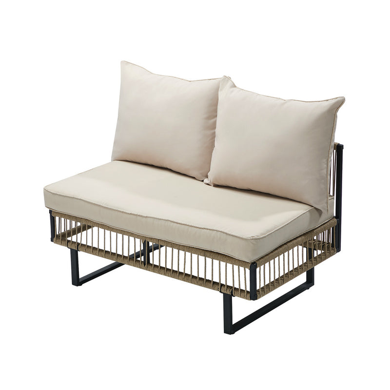 Livsip 4 Seater Outdoor Sofa Set Table Chair Furniture