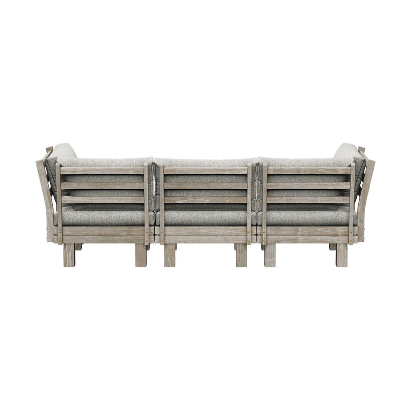Livsip 4 Seater Outdoor Sofa Set Lounge Setting Table Chair