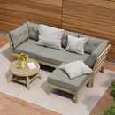 Livsip 5 Piece Outdoor Sofa Set Garden Lounge Patio Setting