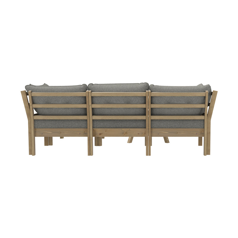 Livsip 5 Piece Outdoor Sofa Set Garden Lounge Patio Setting
