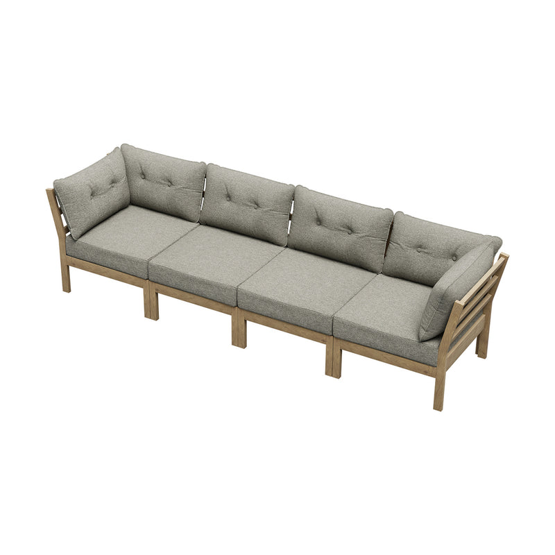 Livsip 4PCS Outdoor Sofa Set Patio Furniture Beige