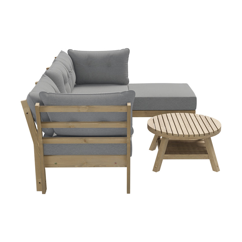 Livsip 5 Piece Outdoor Furniture Set Garden Lounge Sofa