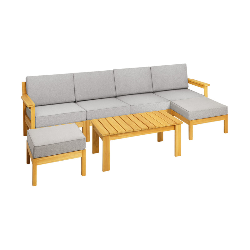 Livsip Outdoor Sofa Set Lounge Patio Set 7 Piece