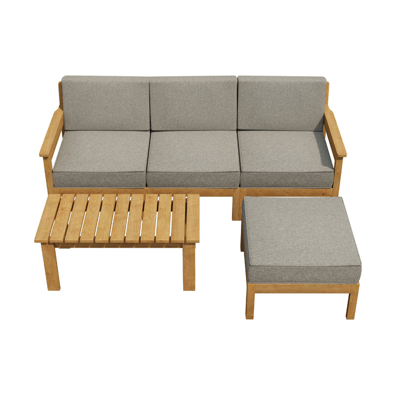 Livsip 5PCS Outdoor Furniture Sofa Set Lounge Setting