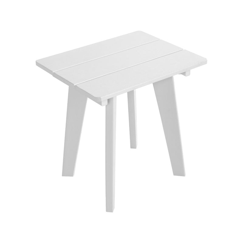 Livsip HDPE Outdoor Side Table Coffee Desk Patio Furniture White