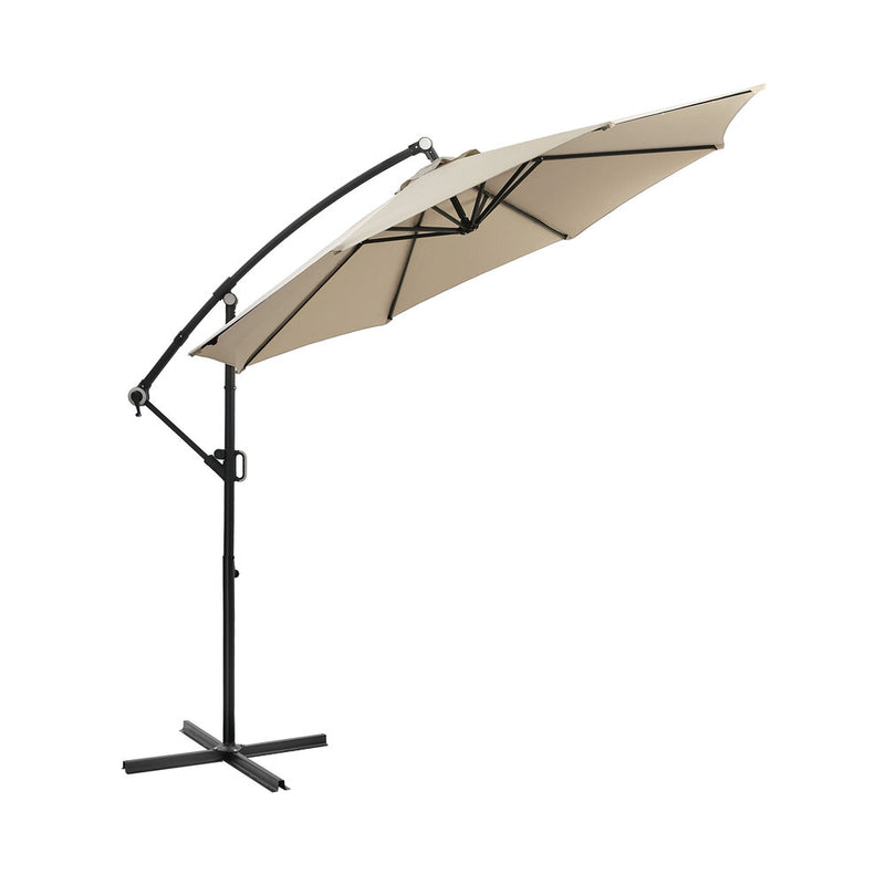 Livsip Outdoor Umbrella 3M Cantilever 360° Rotation Beige