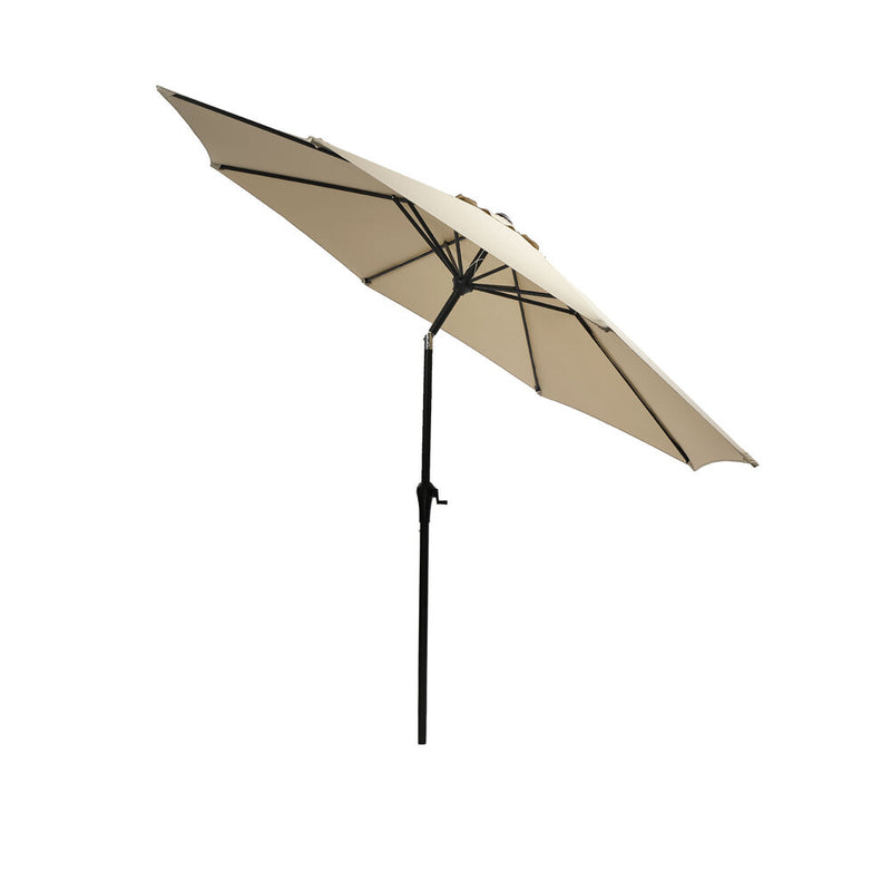 Livsip Outdoor Umbrella 3M Garden Shade with Tilt Beige