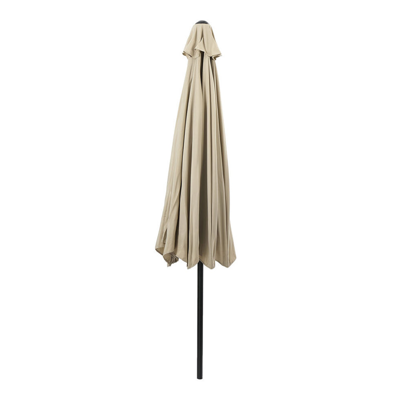 Livsip Outdoor Umbrella 3M Garden Shade with Tilt Beige