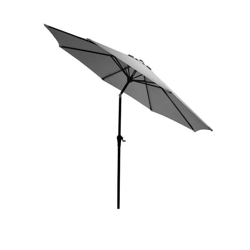 Livsip Outdoor Umbrella 3M Garden Shade with Tilt Charcoal