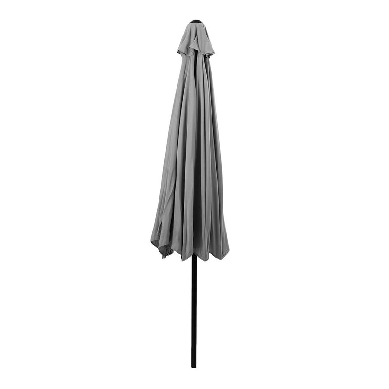Livsip Outdoor Umbrella 3M Garden Shade with Tilt Charcoal