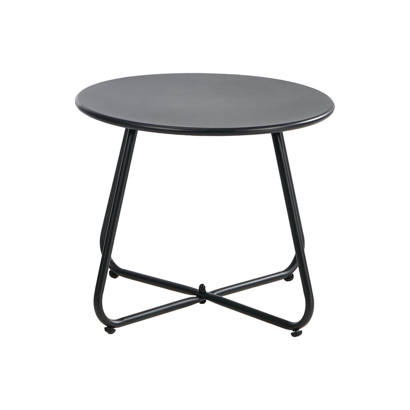 Livsip 3 Pieces Outdoor Patio Set Chair Table Lounge Setting Grey